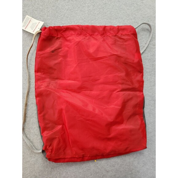 Mickey Mouse Cinch Top Backpack Lightweight Red Drawstring Bag Travel Disney - Picture 4 of 9